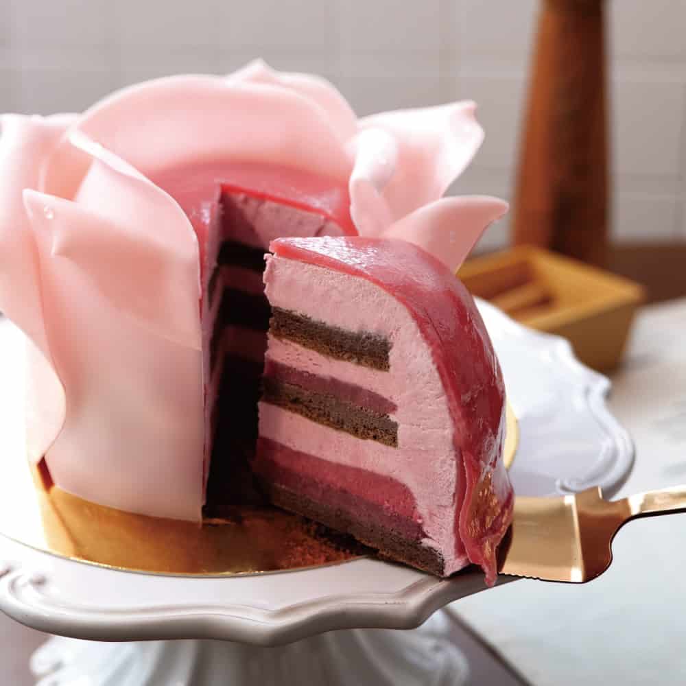 母親節蛋糕推薦｜法式粉嫩玫瑰蛋糕